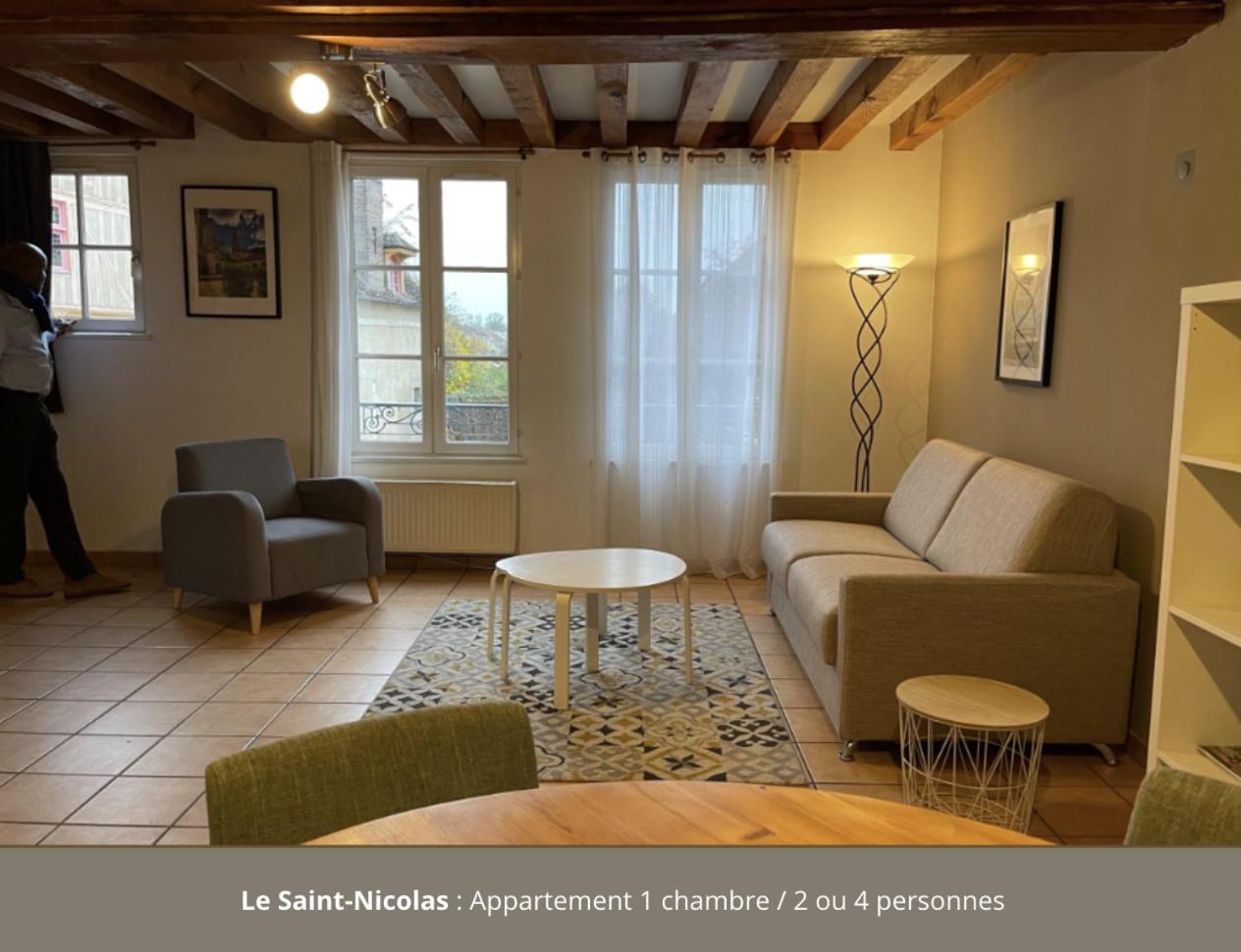 Appartement Le Saint-Nicolas Auxerre Les Quais Luaran gambar