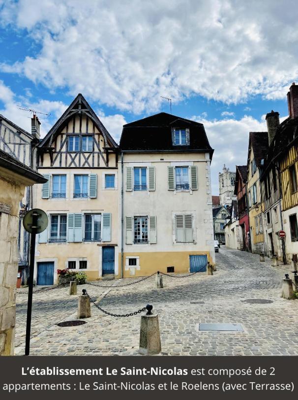 Appartement Le Saint-Nicolas Auxerre Les Quais Luaran gambar